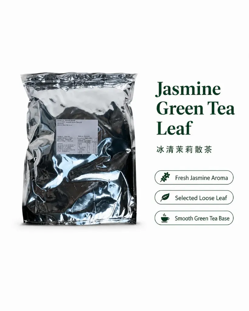 [T0003] Jasmine Green Tea Leaf 600g