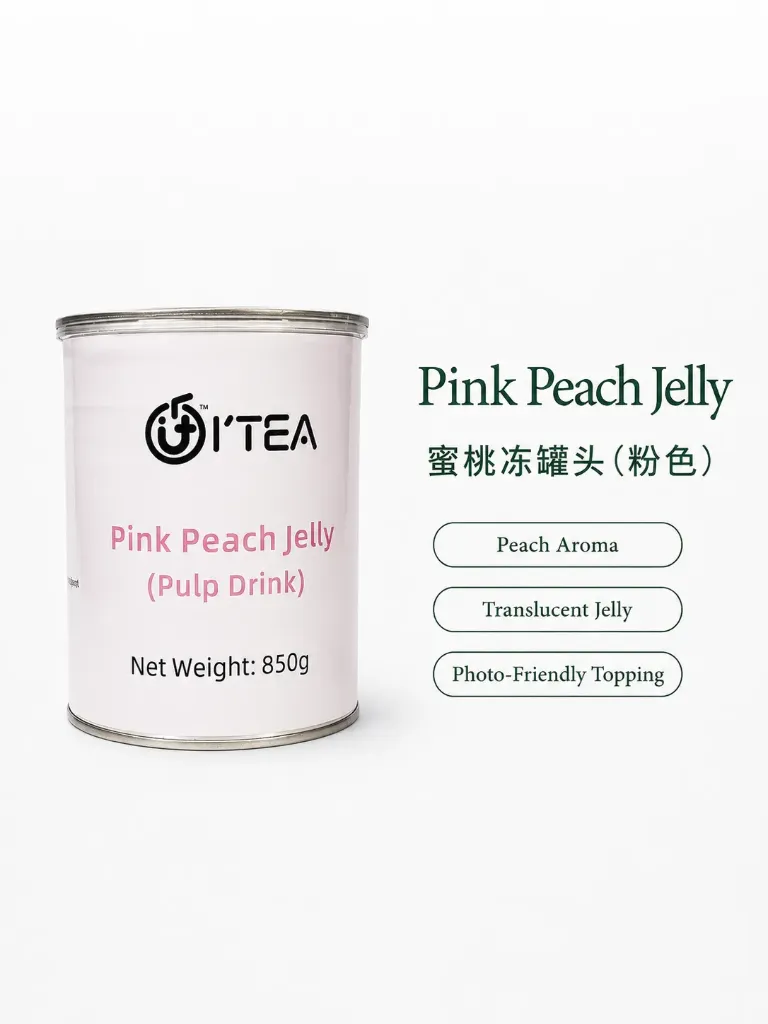 [TA0007] 蜜桃冻罐头（粉色）800g