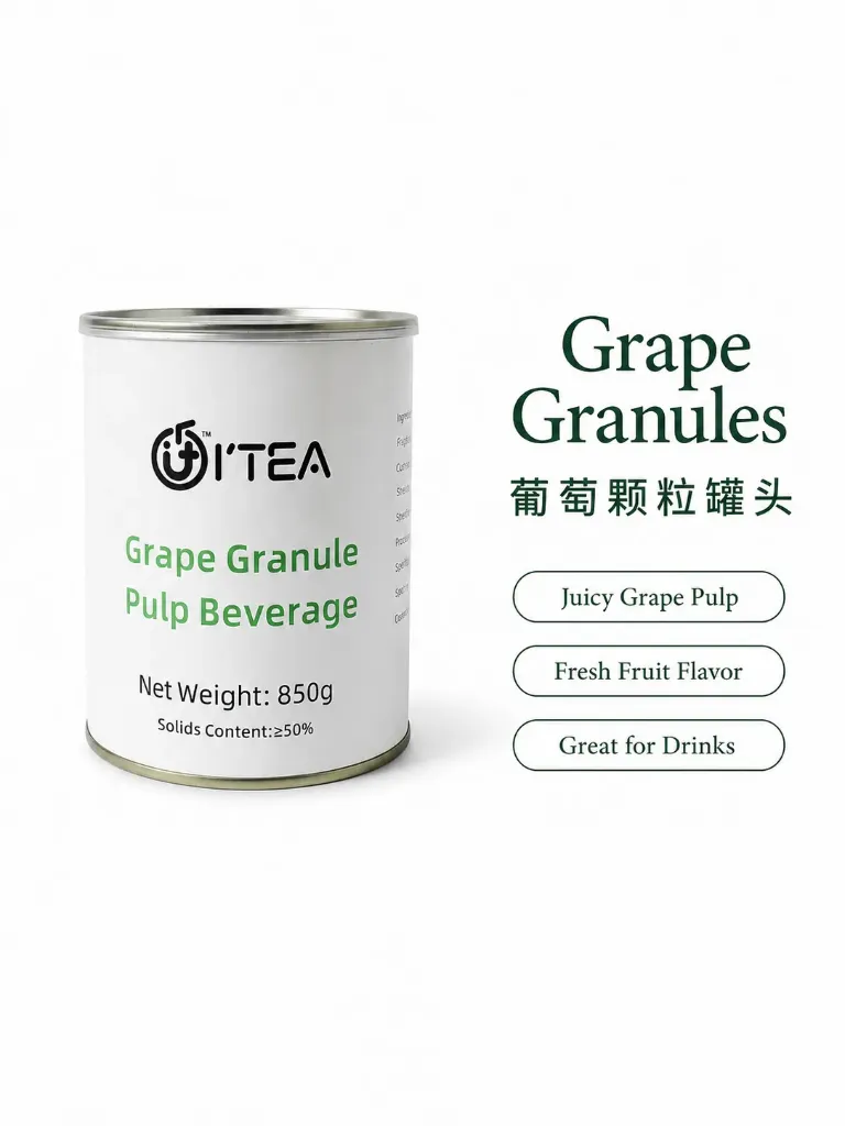 [C0002] Canned Grape Granules 850g (White Label)