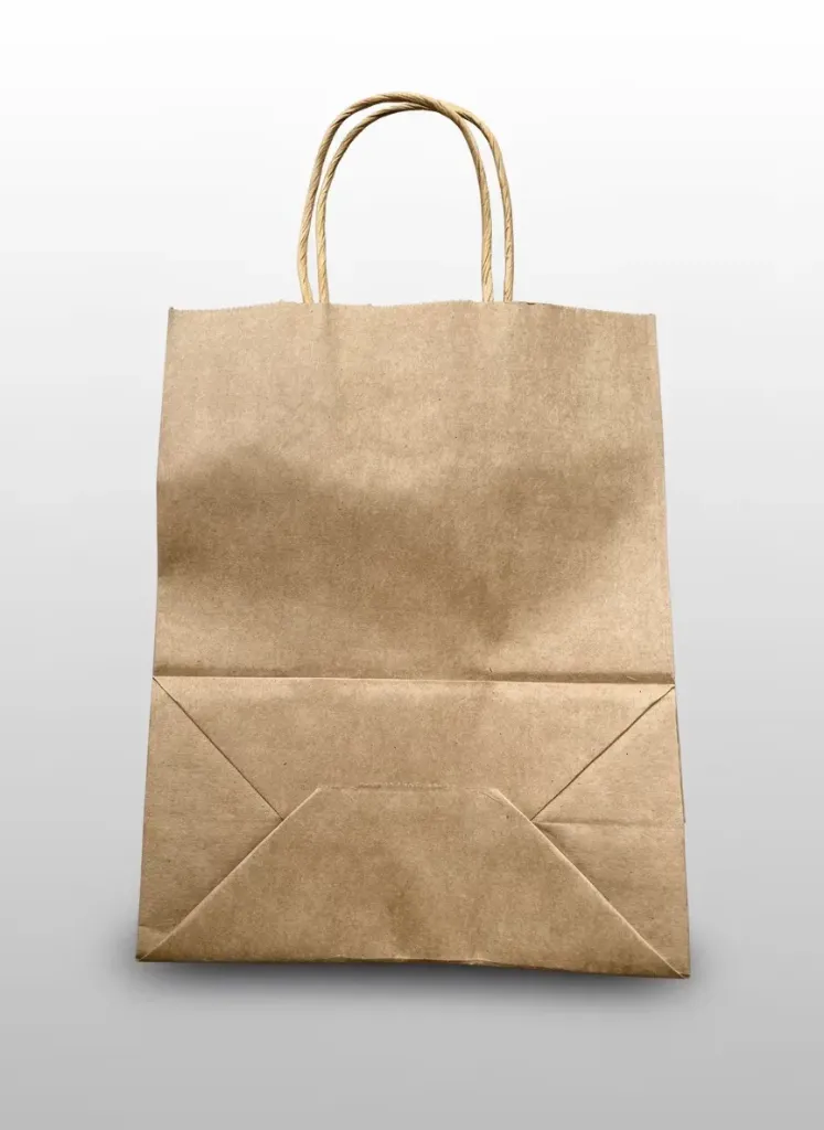 No.1 Nature Kraft Handle Bag (2 cups) (120g/m2;21*11*27cm;500pcs) 