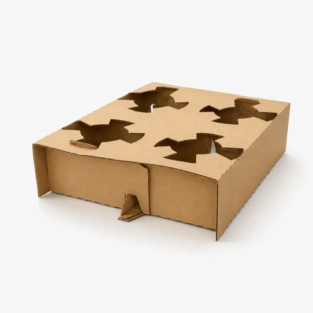 Kraft Carrying Tray (Splittable)(17.5*21.6*3.5cm;300pcs)