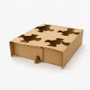 Kraft Carrying Tray (Splittable)(17.5*21.6*3.5cm;300pcs)