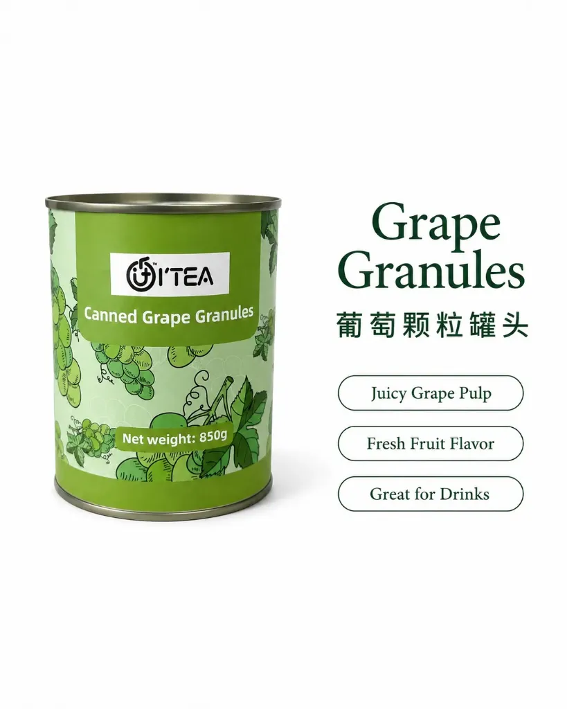 [C0018] Canned Grape Granules 850g (Green Label)