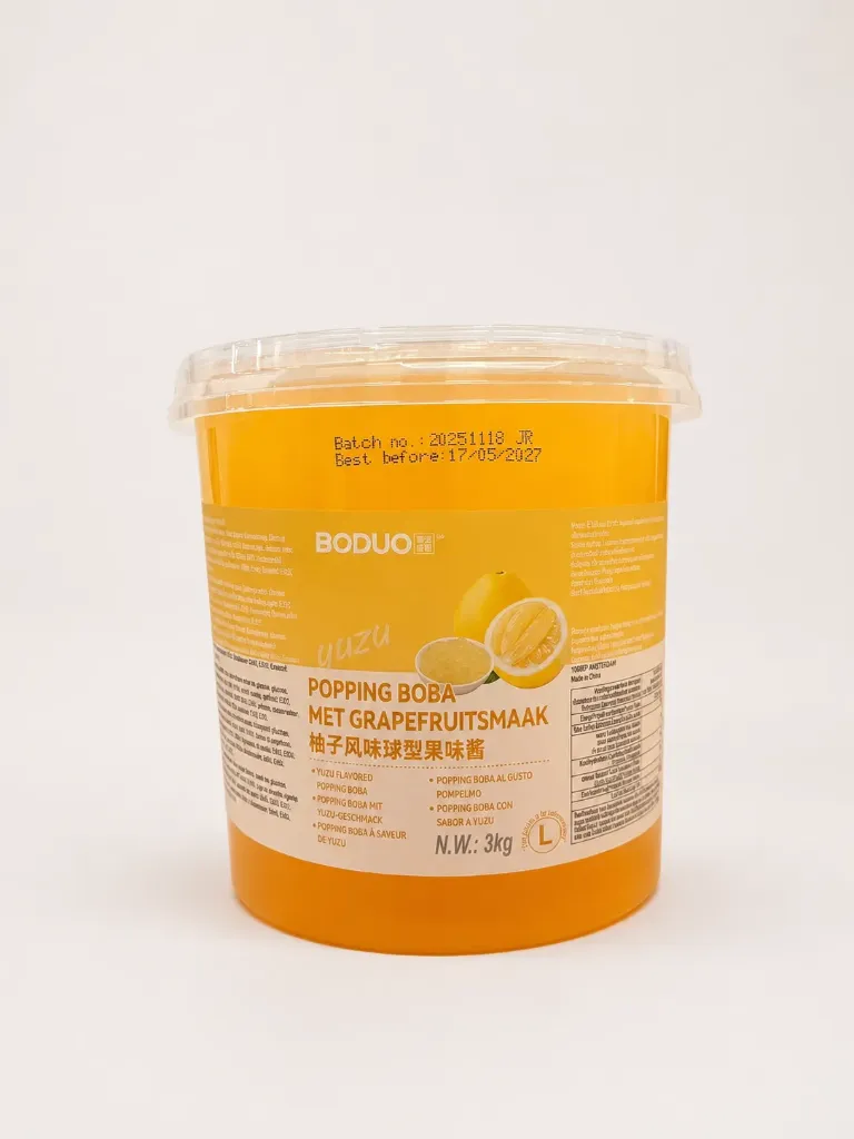 [TP0010] Yuzu Flavored Popping Boba 3kg_BD