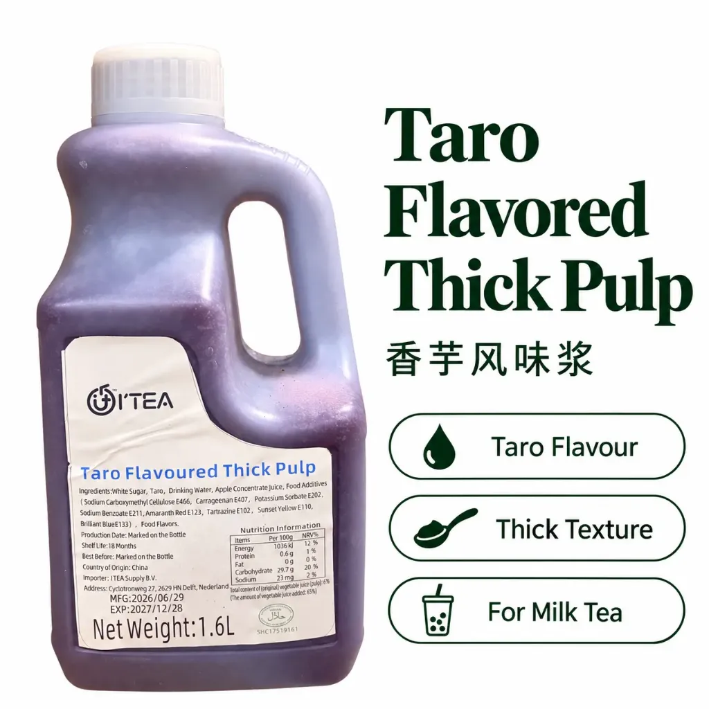 Taro Flavored Thick Pulp 1.6L
