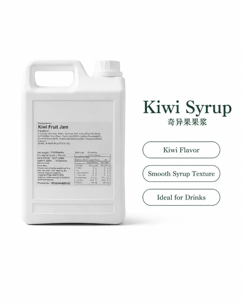Kiwi Syrup 2.5kg