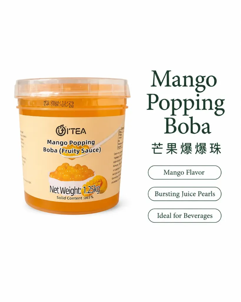 [TP0002] 芒果口味爆爆珠 小罐装 1.25kg