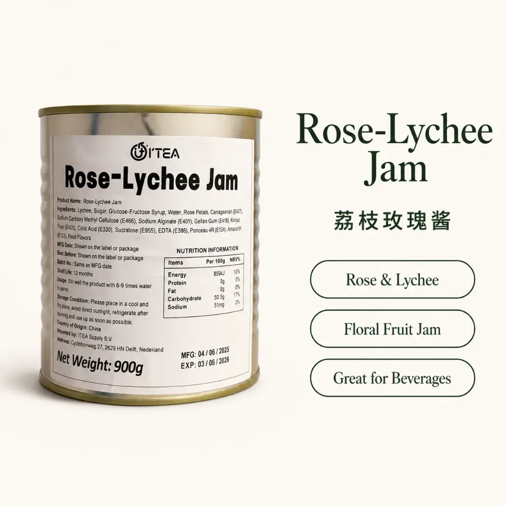 [FJ0005] Rose and Lychee Jam 900g